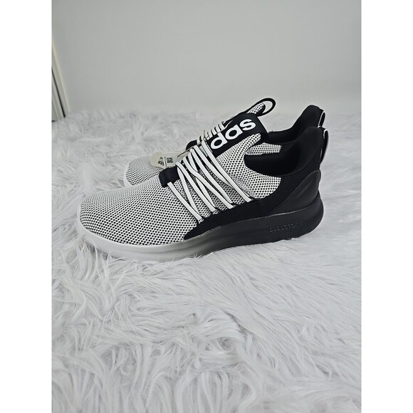ADIDAS Men's Lite Racer Adapt 7.0 Running Sneakers 10 Wide Slip On Black White - Picture 7 of 7
